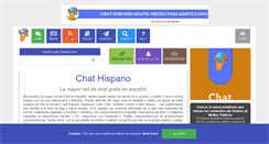 Desktop Screenshot of chathispano.com